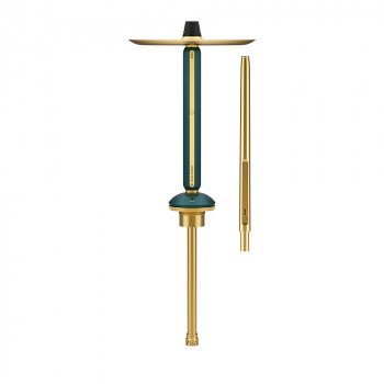 Кальян Alpha Hookah - Echo Gold (Emerald Green) - фото 1